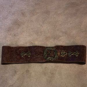 Brown Leatherock belt